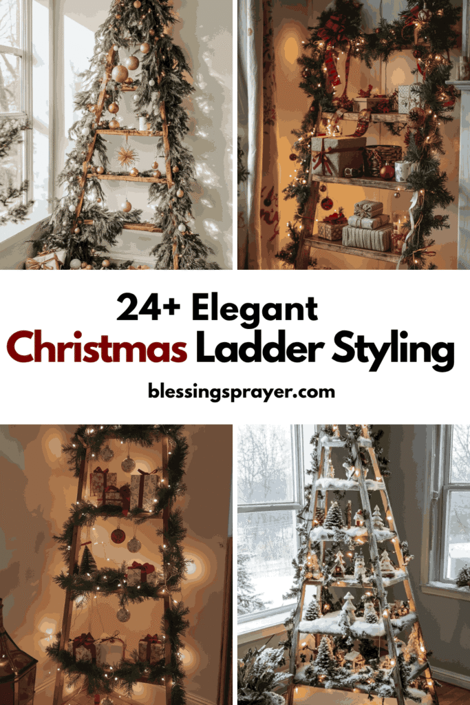 Christmas Ladder Styling