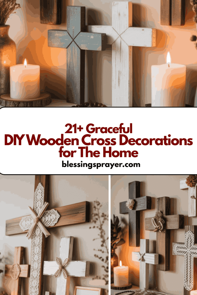 DIY Wooden Cross Decorations for The Home
