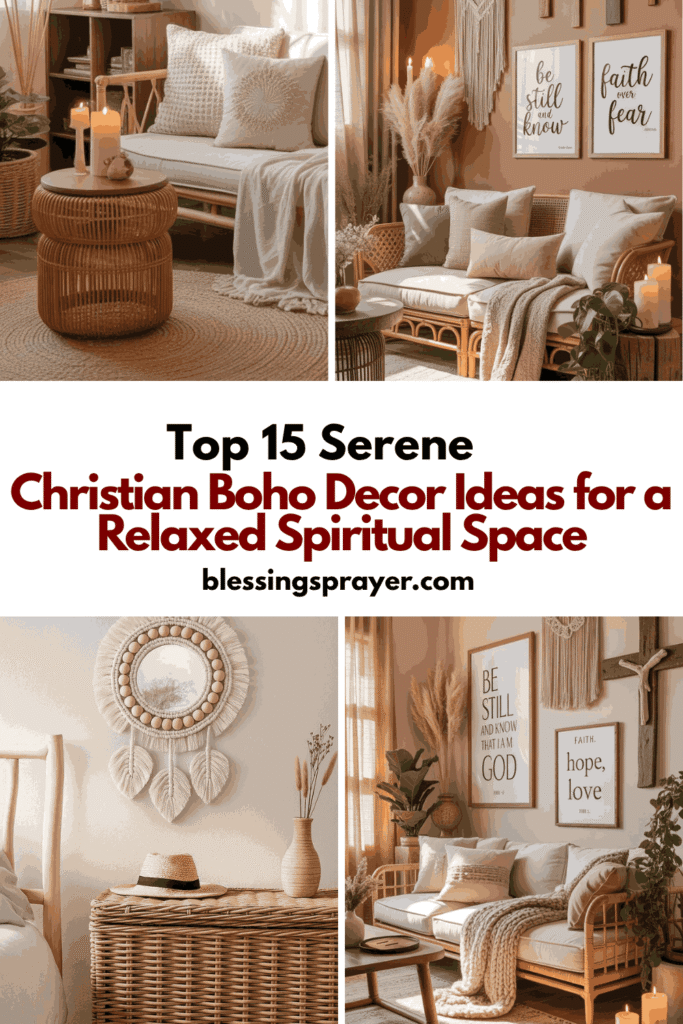 Christian Boho Decor Ideas for a Relaxed Spiritual Space