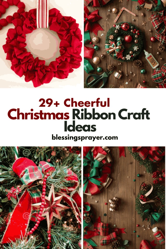 Christmas Ribbon Craft Ideas