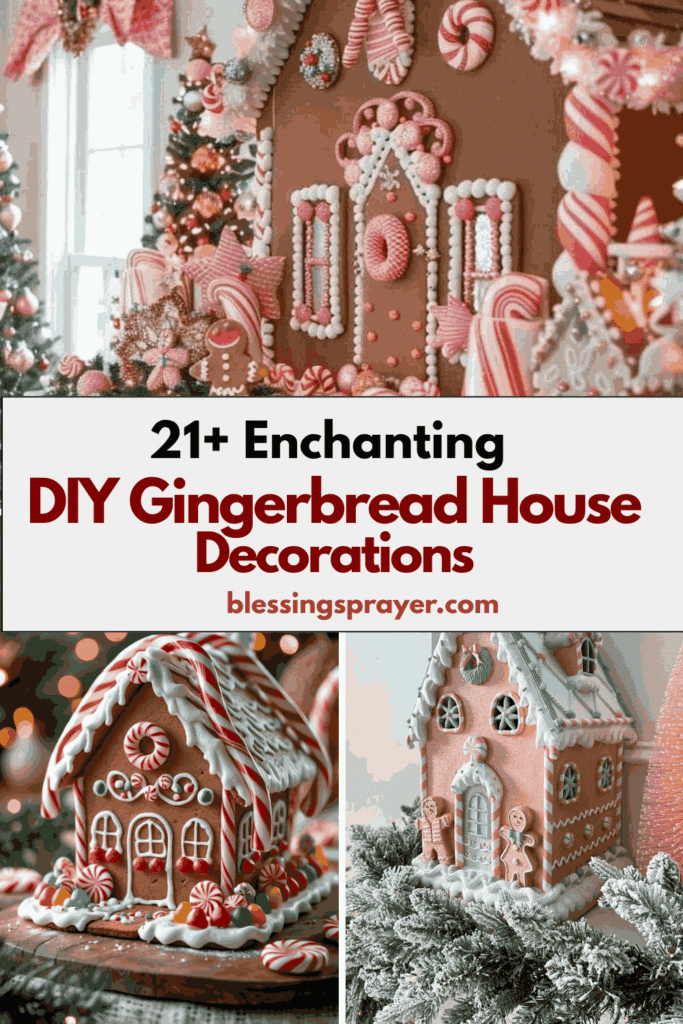 DIY Gingerbread House Decorations