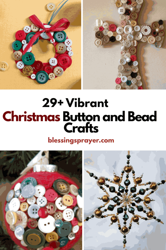 Christmas Button and Bead Crafts