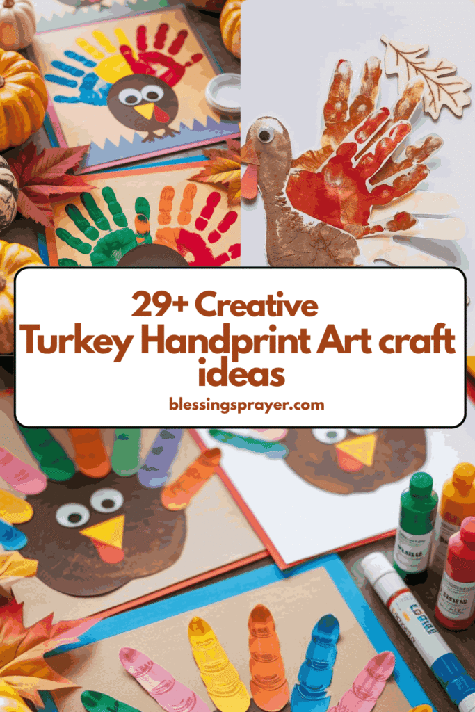 Turkey Handprint Art craft ideas
