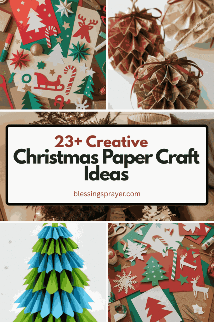  Christmas Paper Christmas Craft Ideas