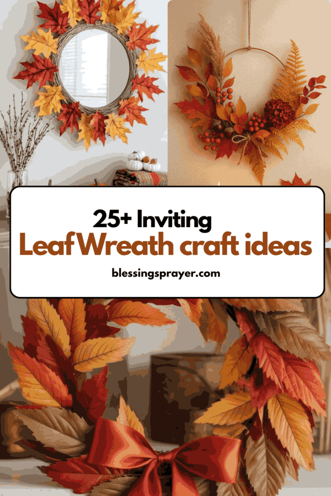 Leaf Wreath craft ideas