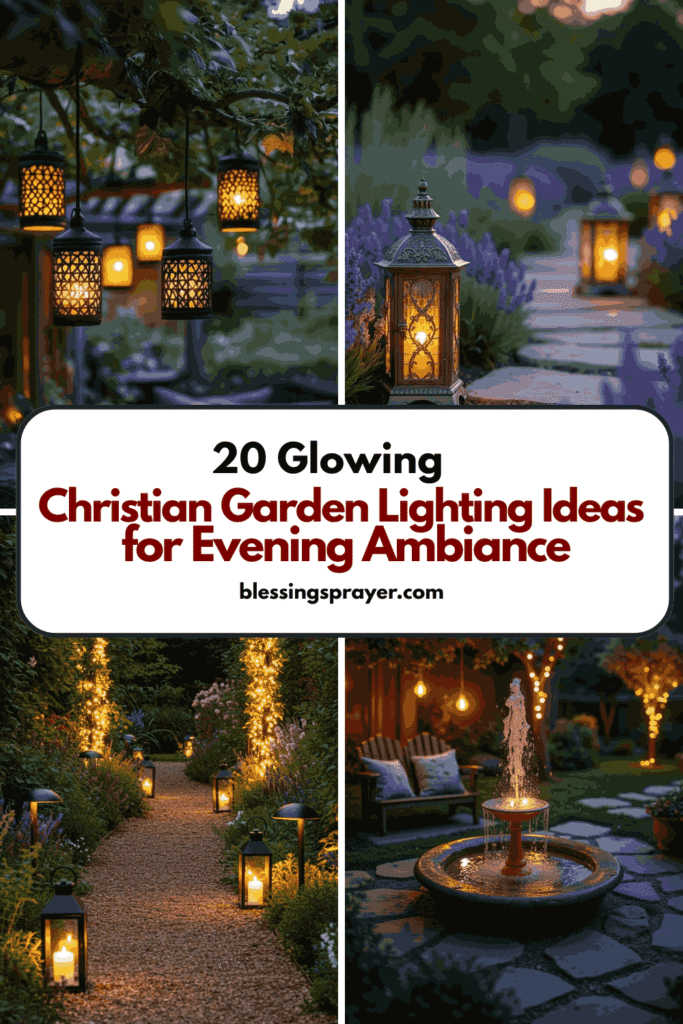 Christian Garden Lighting Ideas for Evening Ambiance