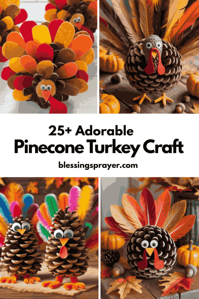  Pinecone Turkey Craft