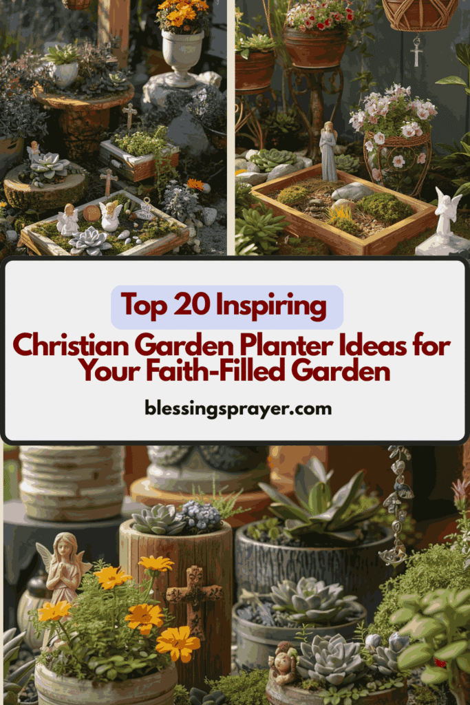 Christian Garden Planter Ideas for Your Faith-Filled Garden