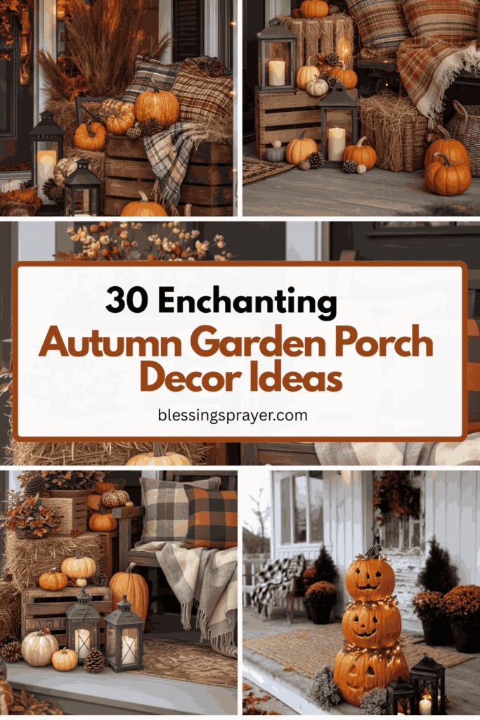 Autumn Garden Porch Decor Ideas