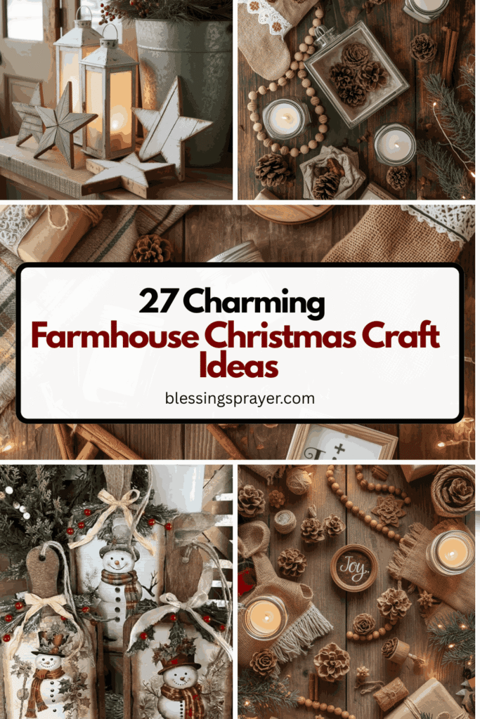 Farmhouse Christmas Craft Ideas