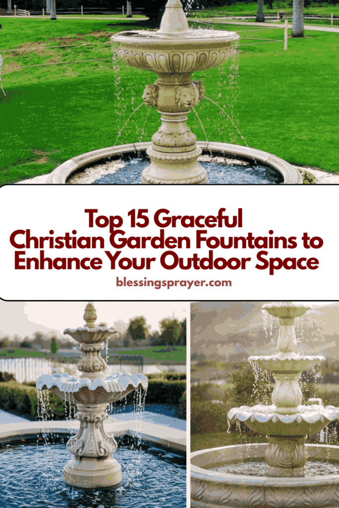 Christian Garden Fountains to Enhance Your Outdoor Space