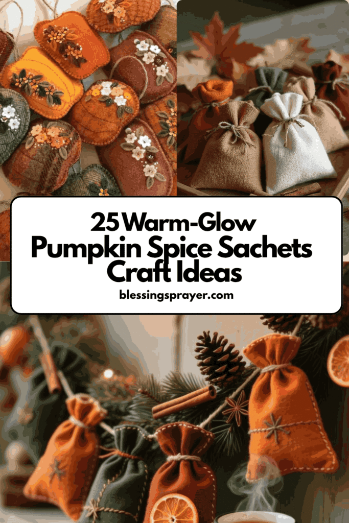 Pumpkin Spice Sachets Craft Ideas