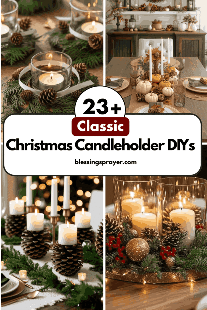 Christmas Candleholder DIYs