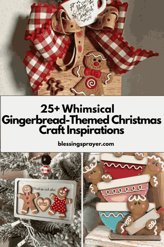 Gingerbread-Themed Christmas Craft Inspirations