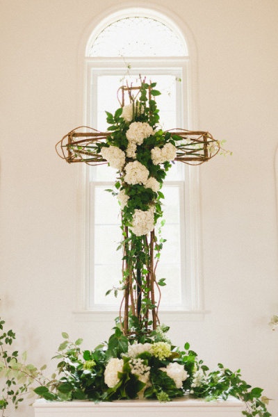 Spring Flower Cross