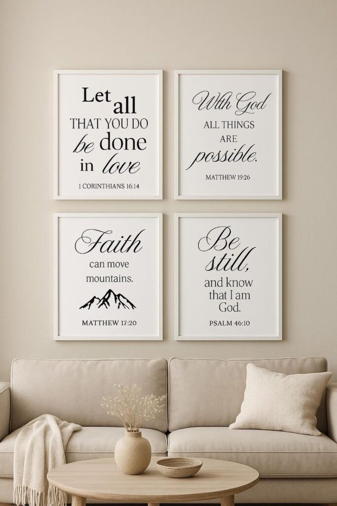 Framed Scripture Prints
