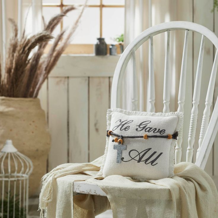 Cross Appliqué Pillow