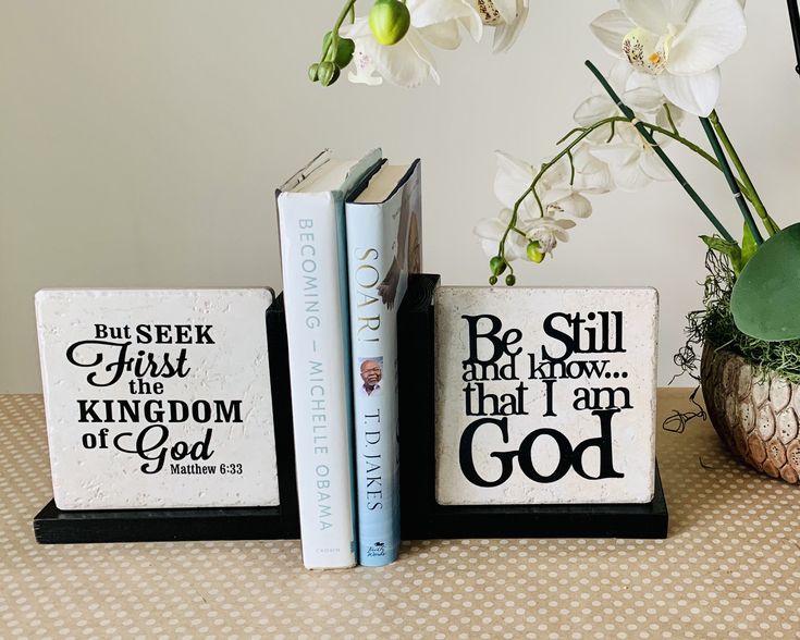 Faith-Themed Bookends