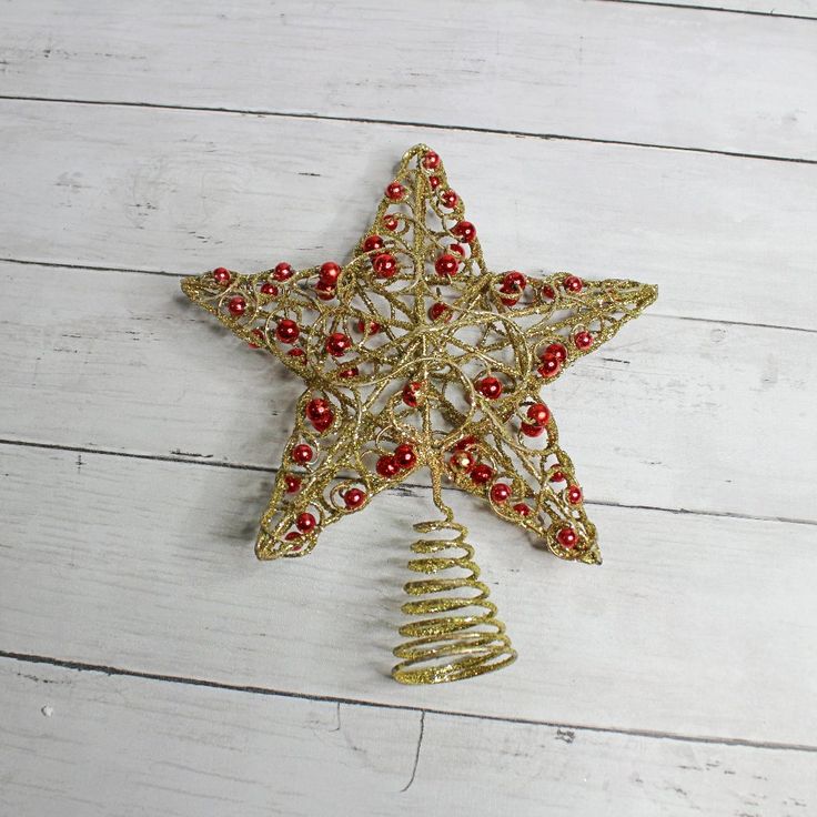 Beaded Tree Toppers