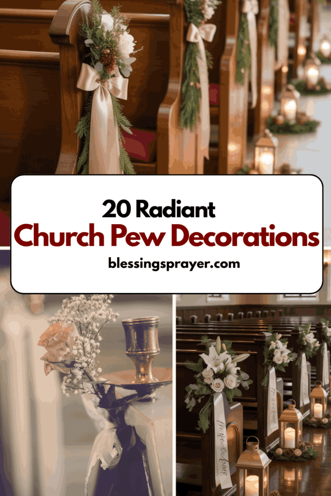 Church Pew Decorations​