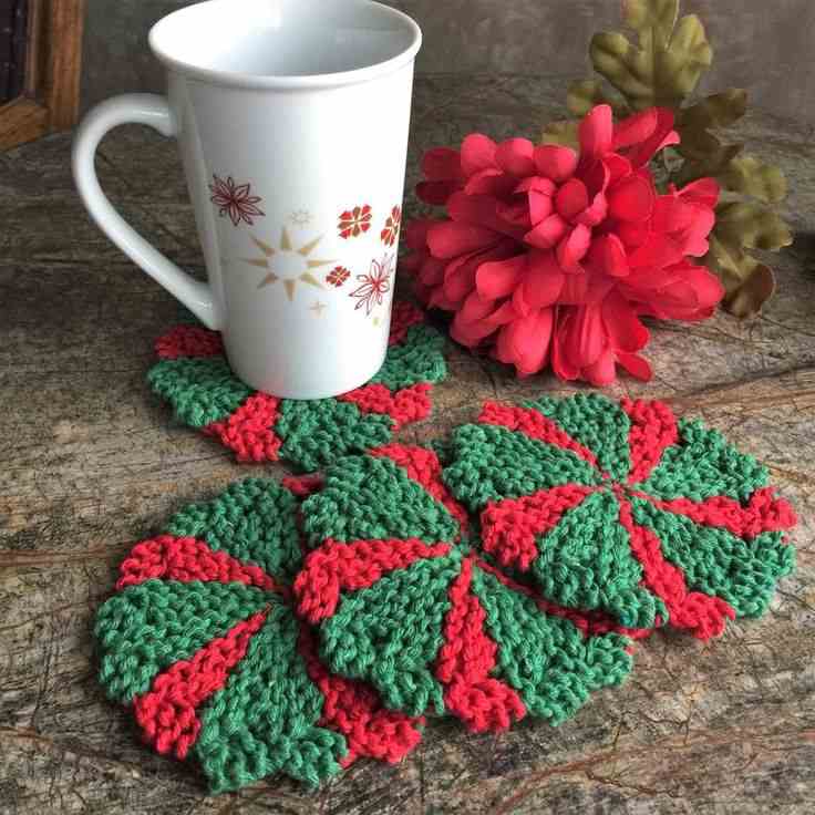 Knit Sweater Coasters