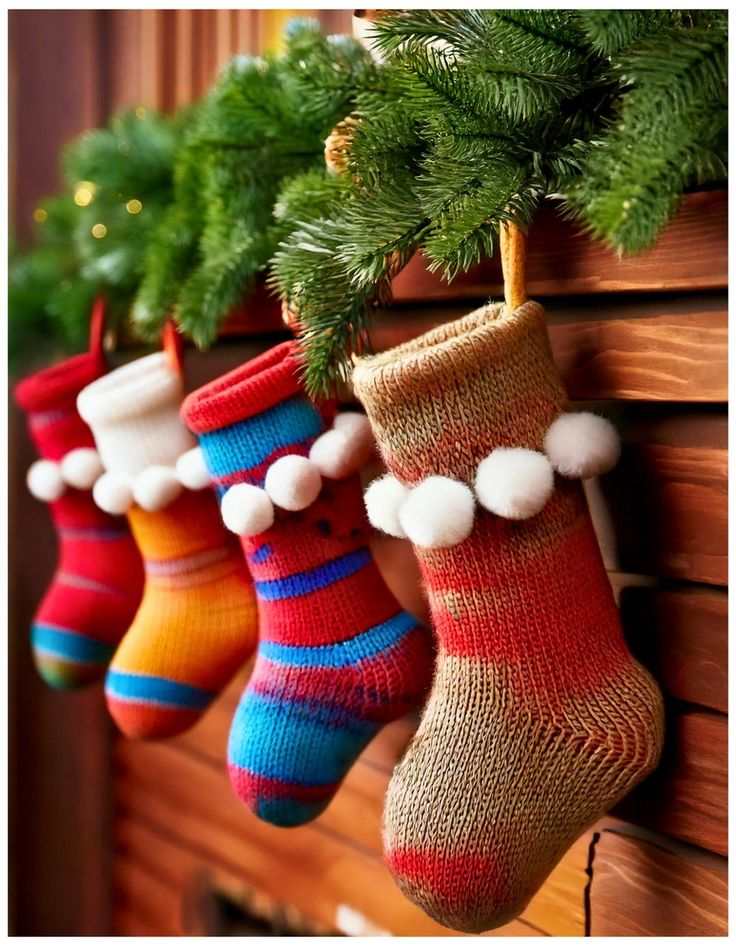 DIY Mini Stocking Garland