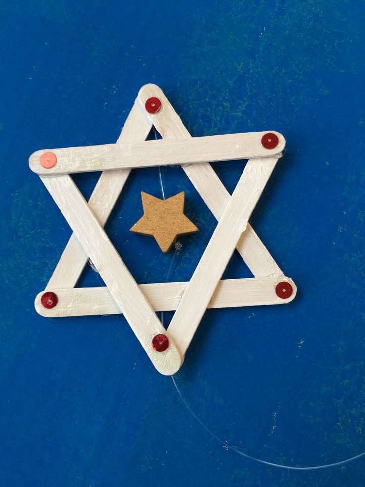 Popsicle Stick Star of Bethlehem
