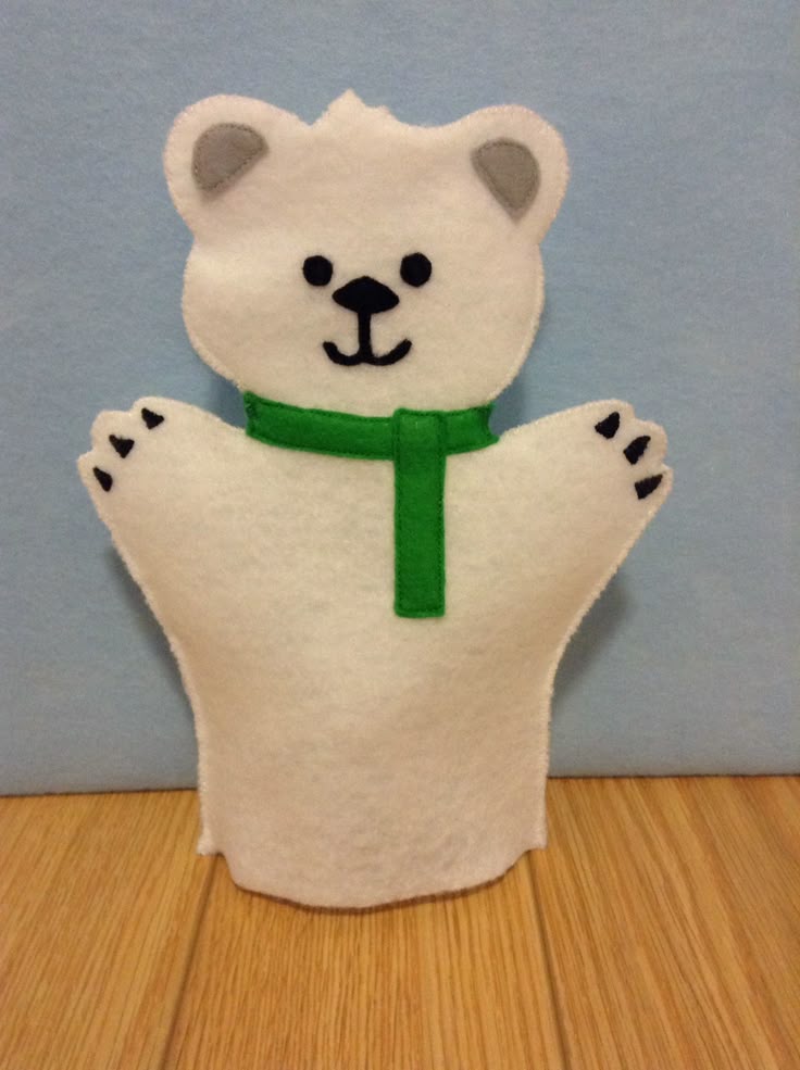 Polar Bear Sock Puppet