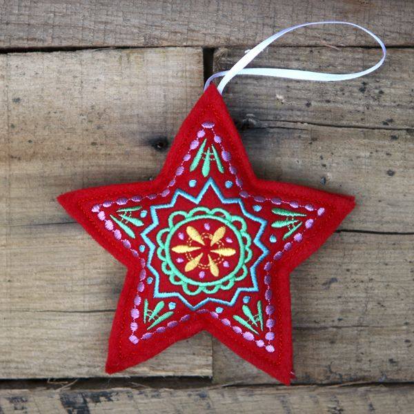 Felt Star Ornaments