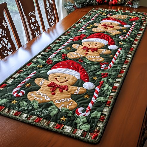 Gingerbread Cookie Table Runners