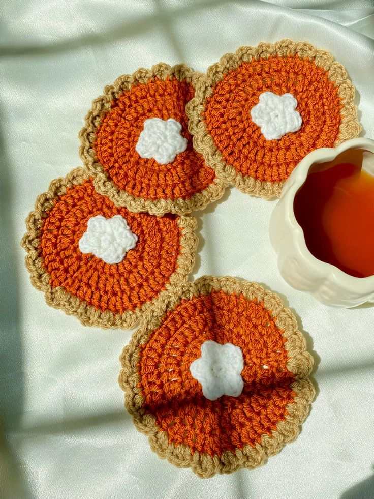 Pumpkin Spice Scented Coasters