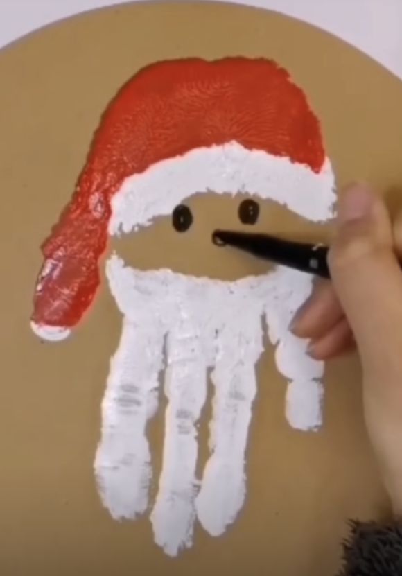 Handprint Santa