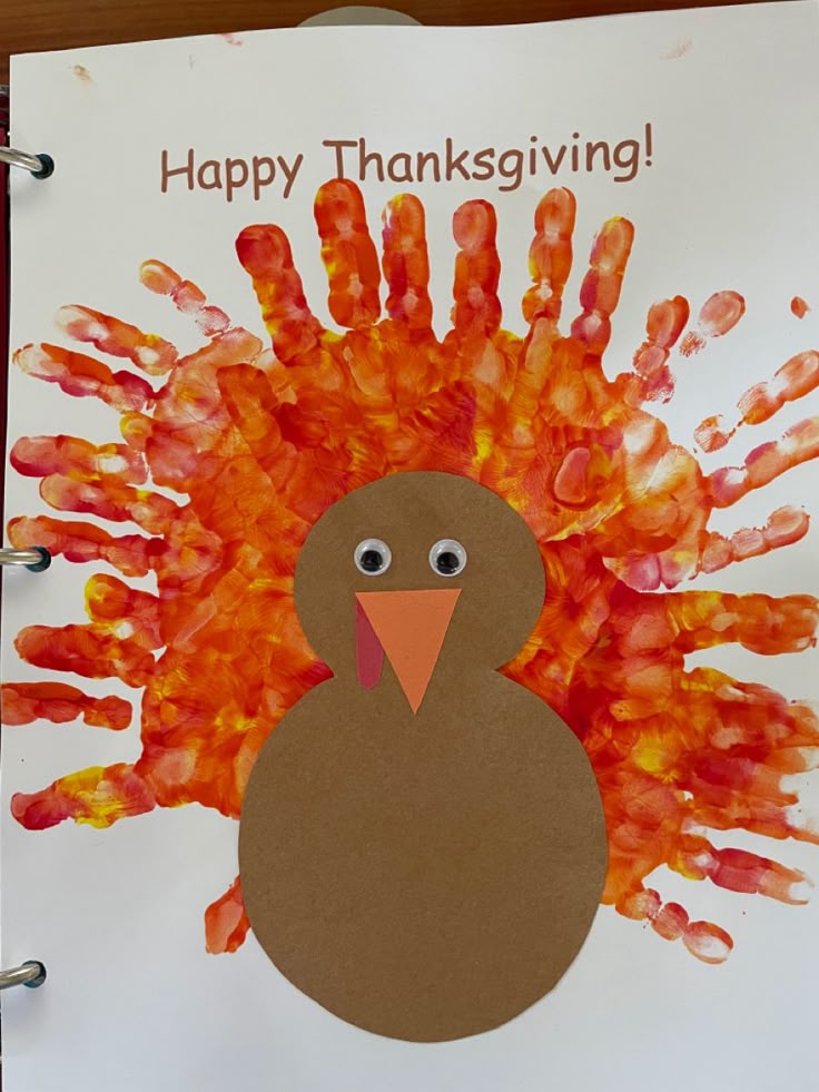 Handprint Turkey Card