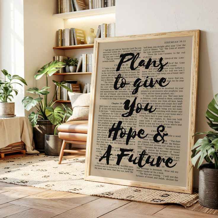 Framed Vintage Pages