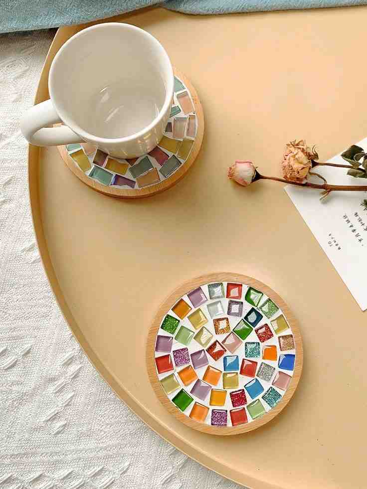 Mosaic Tile Coasters