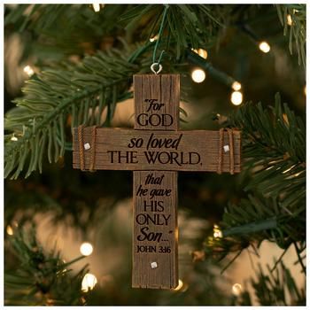 Wooden Scripture Cross