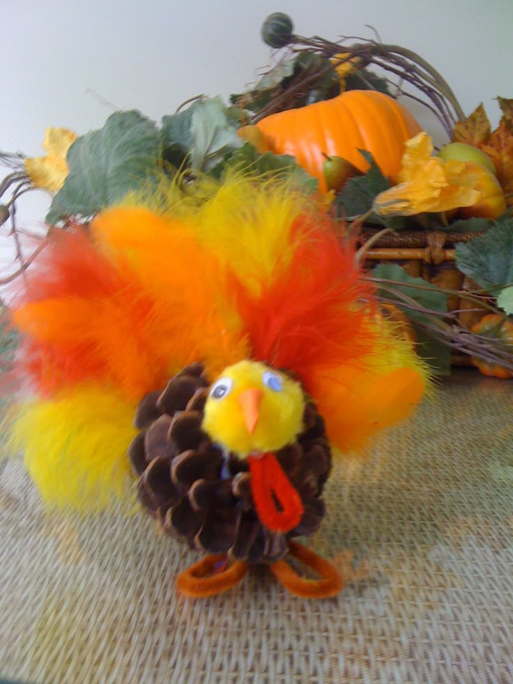 Pom-Pom Pinecone Turkey