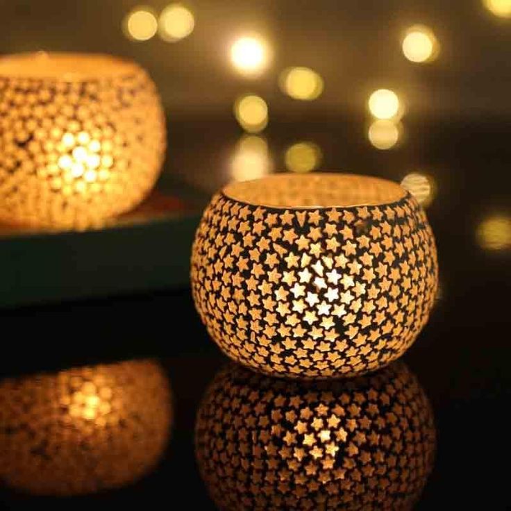Starry Night Candleholders