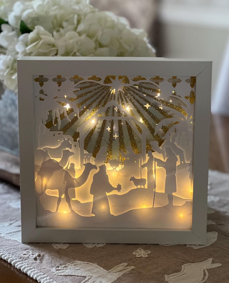Nativity Shadow Box
