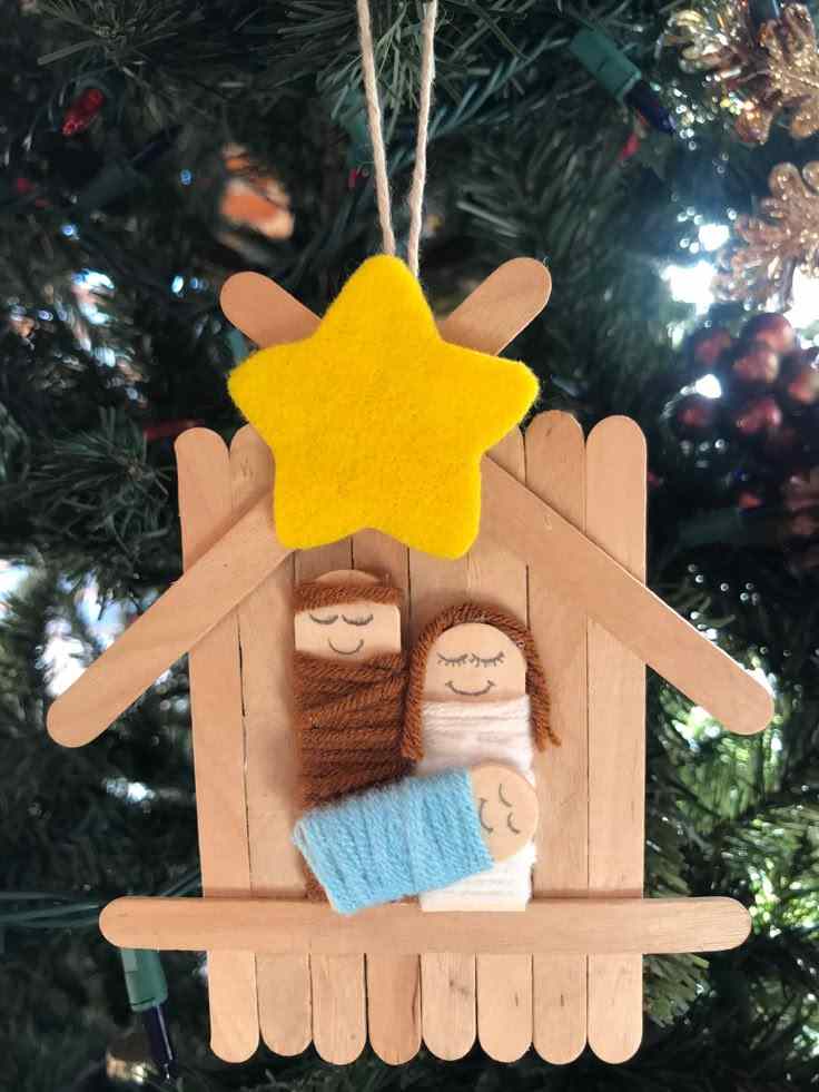 Yarn Wrapped Manger