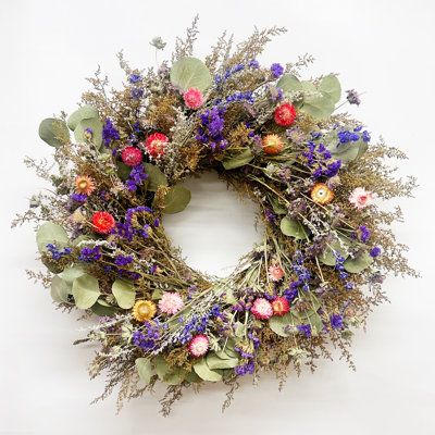 Dried Flower Faith Wreath