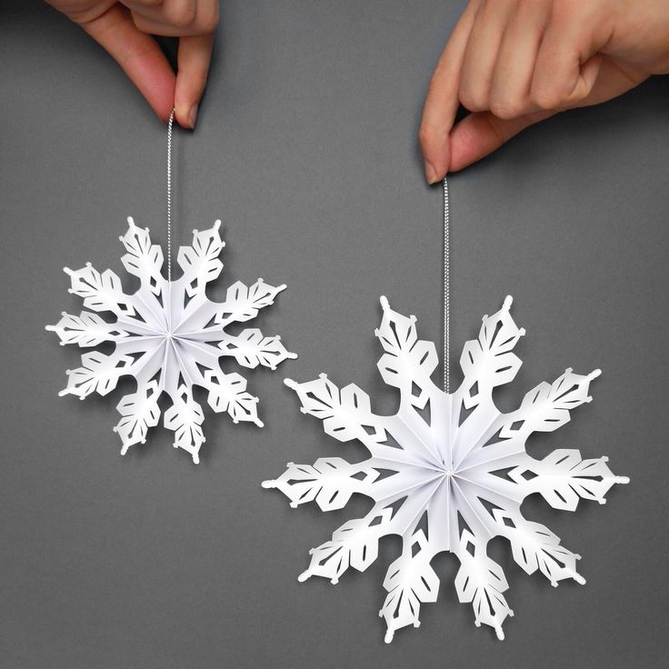 Paper Snowflake Ornaments