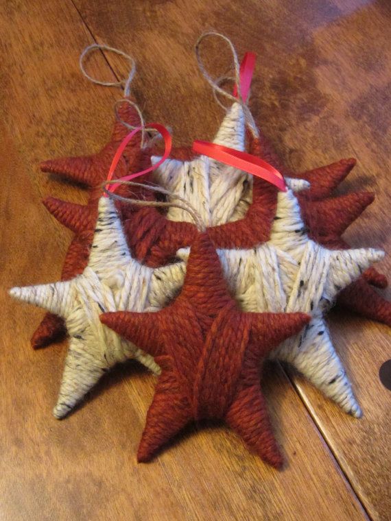 Yarn Wrapped Stars
