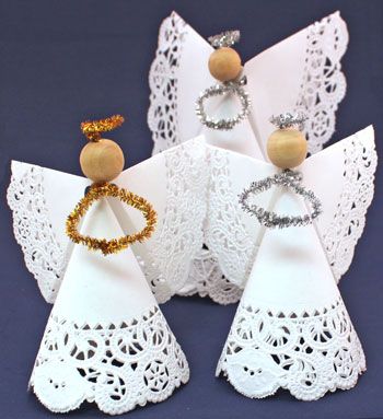 Paper Doily Angels