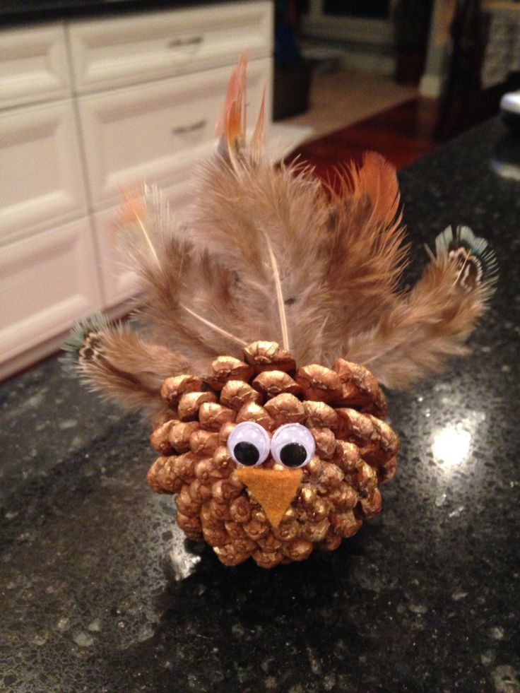 Glitter Glam Pinecone Turkey