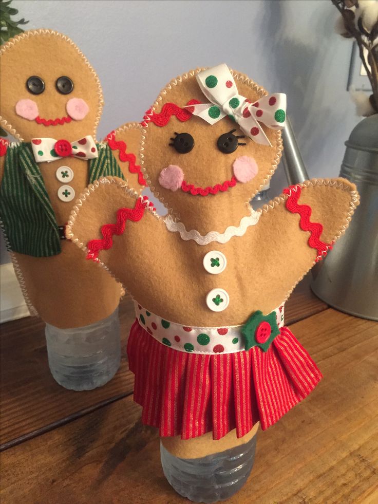 Gingerbread Girl Sock Puppet