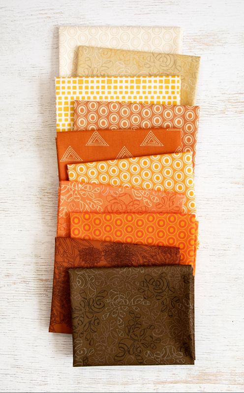 Pumpkin Spice Fabric Envelopes