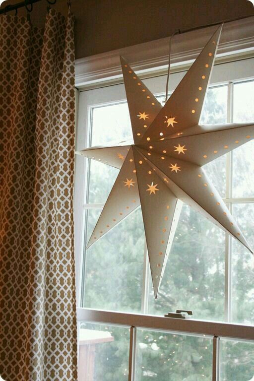 Paper Star Window Hangings