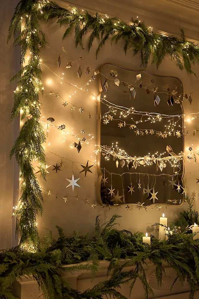 Star Garland with Fairy Lights