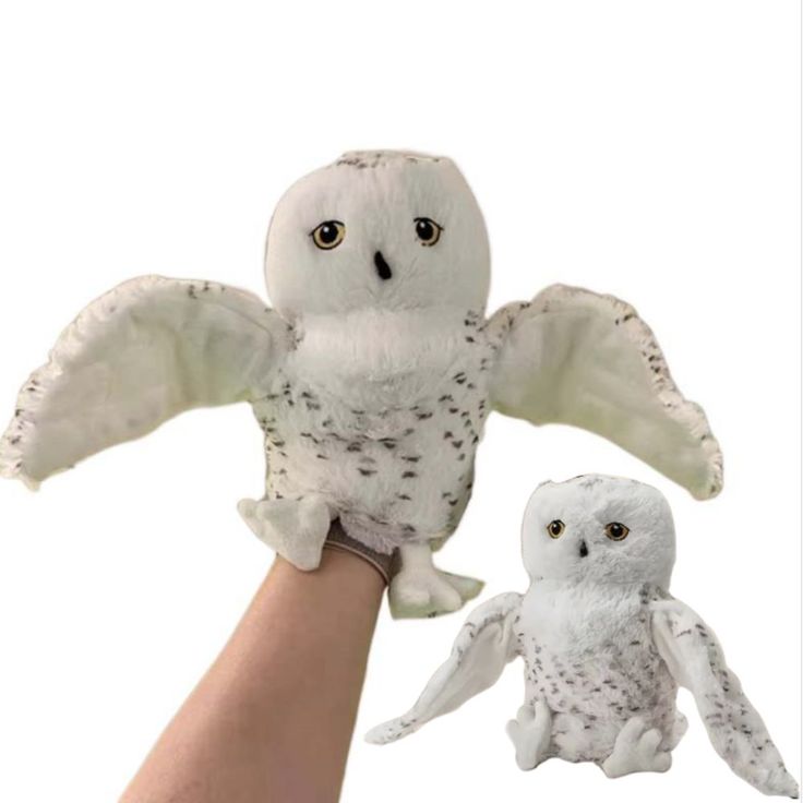 Snow Owl Sock Puppet